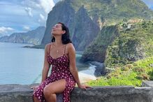 Sofia Ribeiro de férias na Madeira