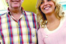 Jessica Athayde e o pai 