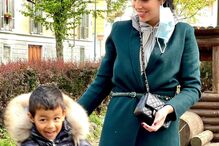 Georgina Rodríguez e os filhos 