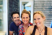 Fernanda Serrano, Anna Westerlund e Pedro Lima