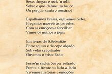 João Lima deixa poema ao pai