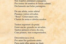 João Lima deixa poema ao pai