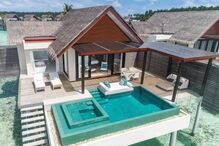 Resort de luxo onde Ricardo Pereira está alojado nas Maldivas