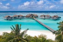 Resort de luxo onde Ricardo Pereira está alojado nas Maldivas