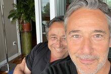 Diogo Infante com o marido Rui Calapez