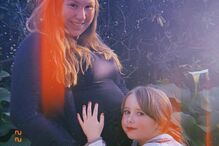 Joana Madeira e a filha Leonor