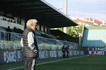 Jorge Jesus no Estádio do Tondela