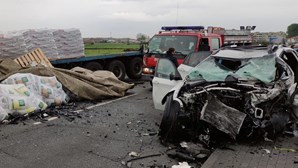 Colisão com camião provoca ferimentos graves a condutora em Esposende