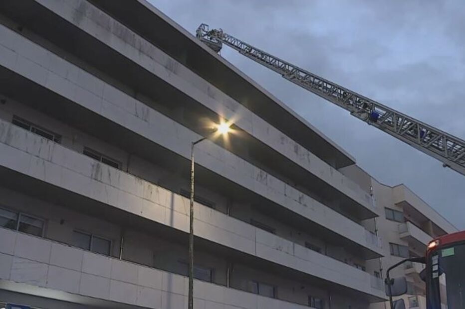 Churrascaria consumida por incêndio em Canidelo