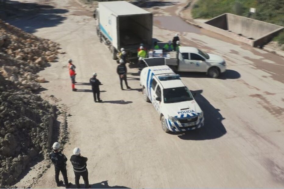 Fiscalização, explosivos