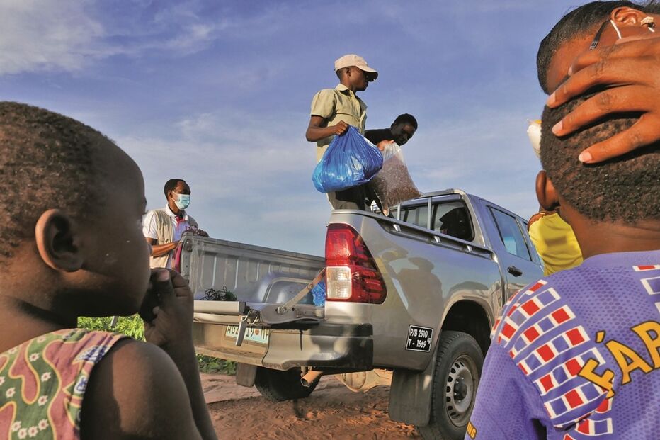 Pemba, capital da província de Cabo Delgado, está sobrelotada e não tem meios para alimentar e alojar os refugiados  