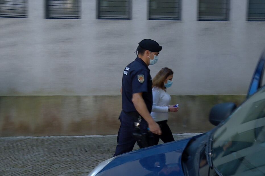 Ana Costa, de 45 anos, quarta-feira no Tribunal de Aveiro