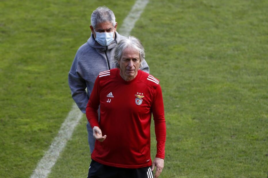 Jorge Jesus e Luís Filipe Vieira têm mantido reuniões constantes no Seixal