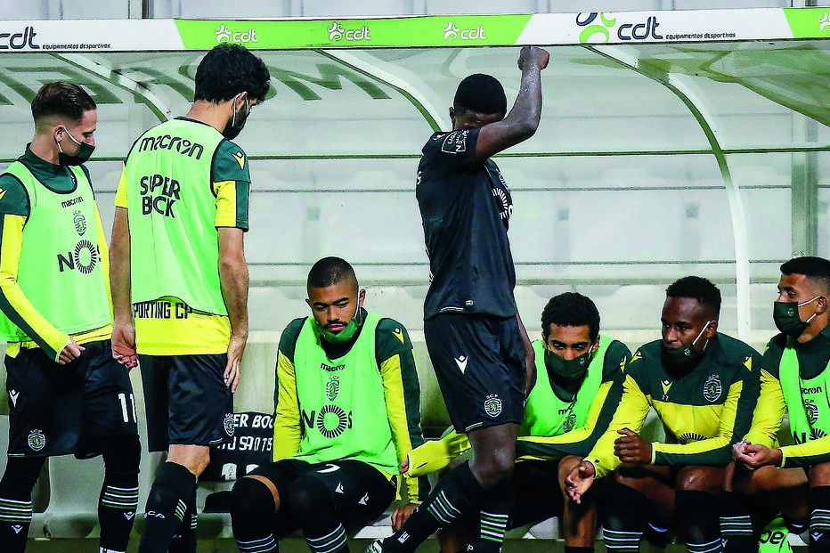 Nuno Mendes saiu lesionado no jogo com o Moreirense, realizado no passado fim de semana  