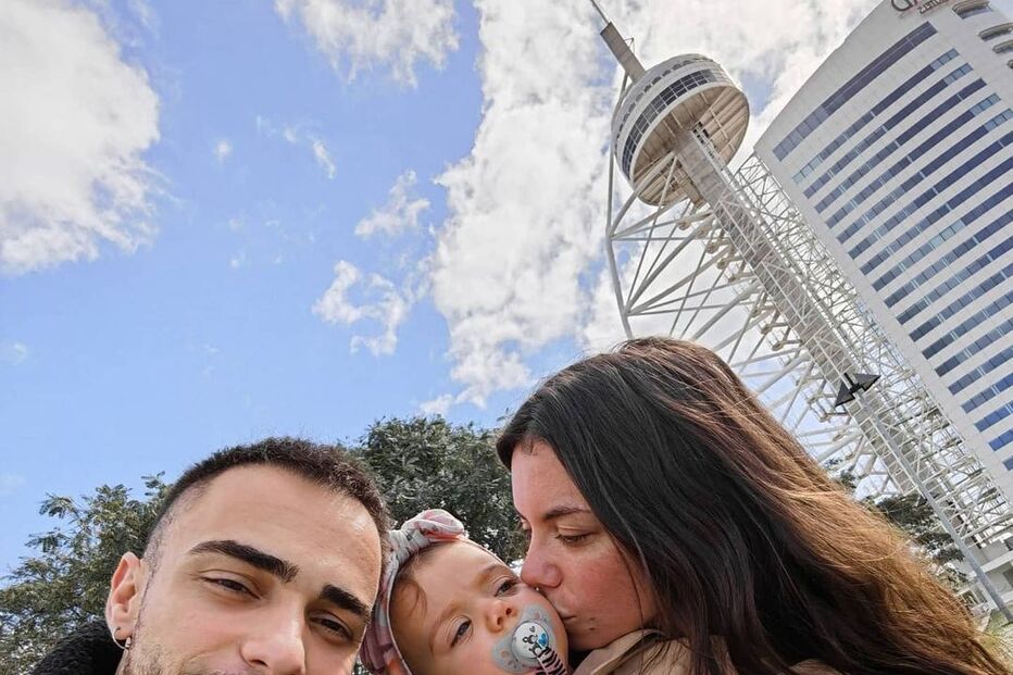 Diogo Piçarra, Mel Jordão e a filha, Penélope