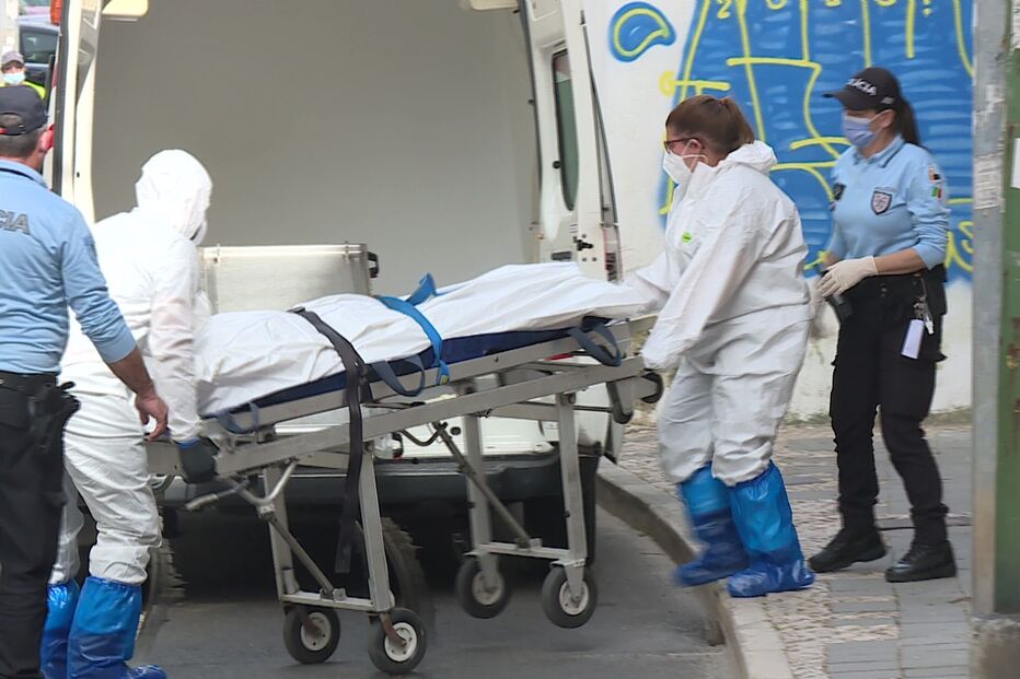 Cadáver de Maria Helena Ribeiro, de 97 anos,