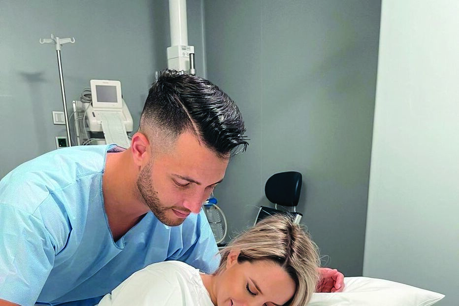 Helena Coelho com Paulo Teixeira e a filha