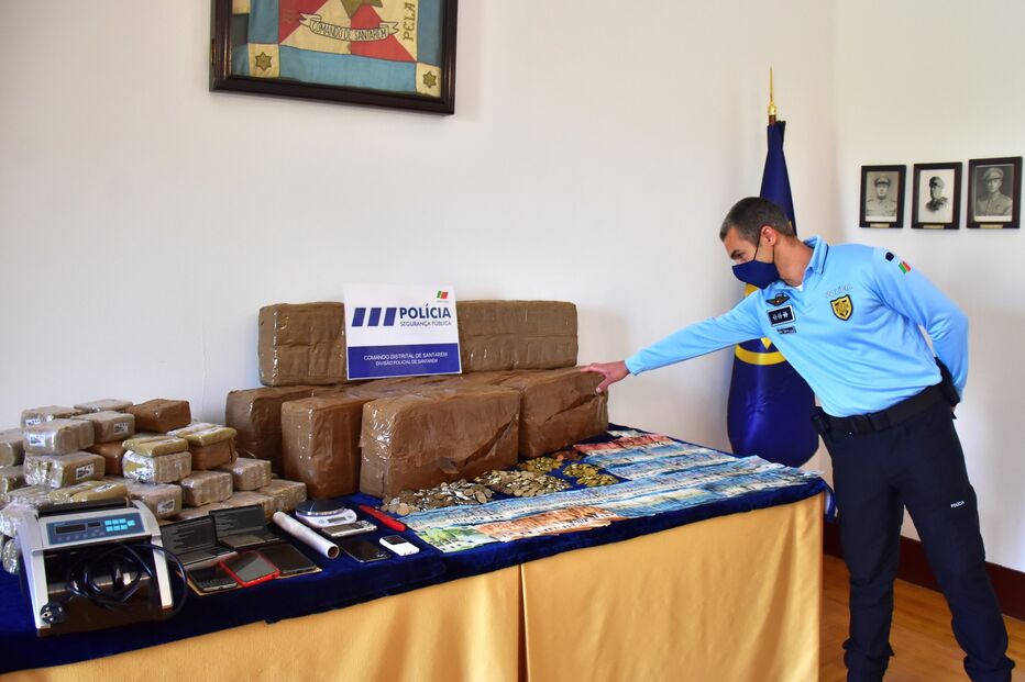 PSP apanha meio milhão de euros em droga em Santarém