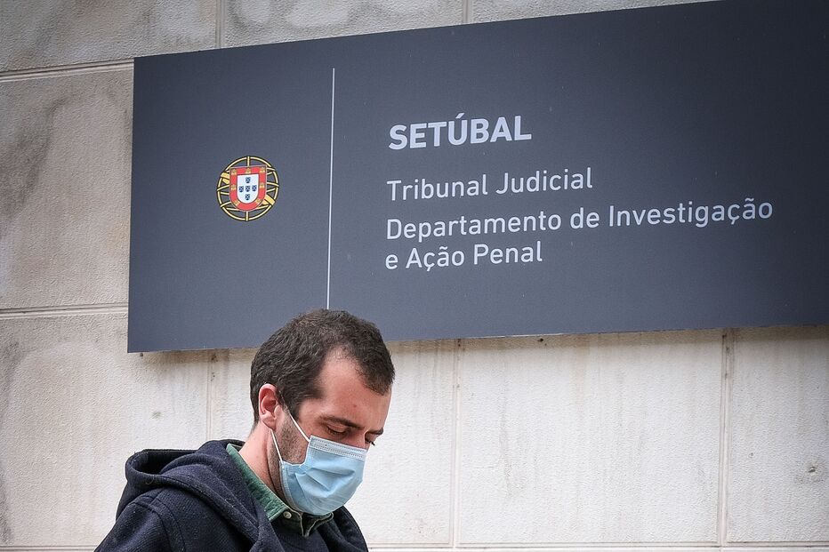 João Miguel Gouveia à saída do tribunal