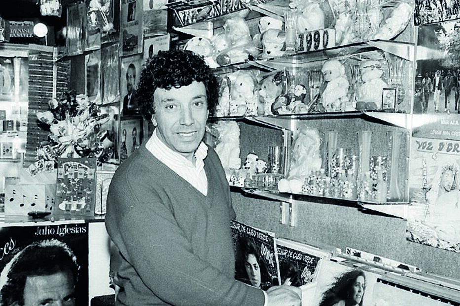 Nos anos 70 abriu uma loja de discos 