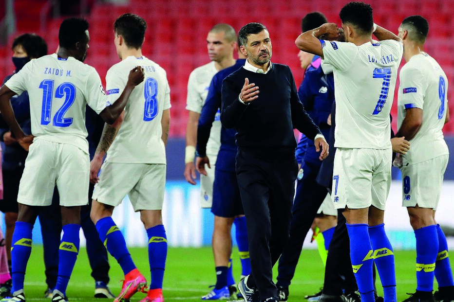 Sérgio Conceição aproveitou a boa campanha da Champions para dizer aos jogadores que não há impossíveis