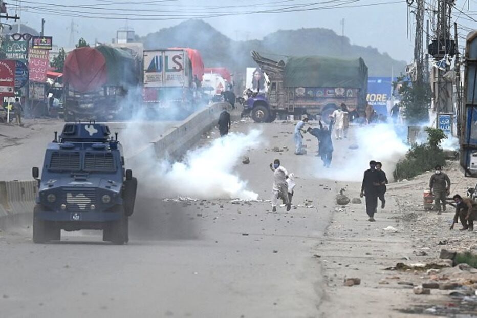 Protestos no Paquistão