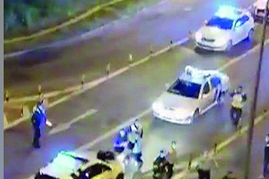 Aparato policial: cerca de onze carros da PSP e vários agentes desmobilizaram conhecidos da vítima em Lisboa