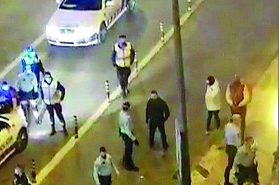 Aparato policial: cerca de onze carros da PSP e vários agentes desmobilizaram conhecidos da vítima em Lisboa