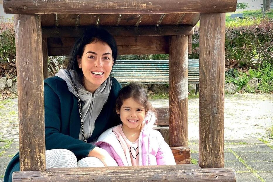 Georgina Rodríguez e os filhos 