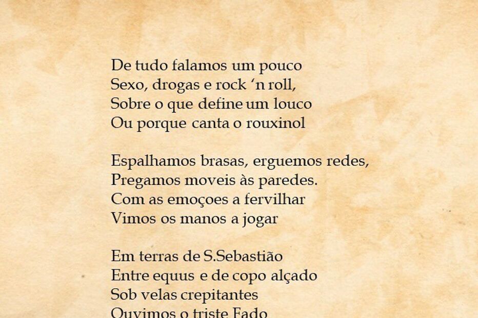 João Lima deixa poema ao pai