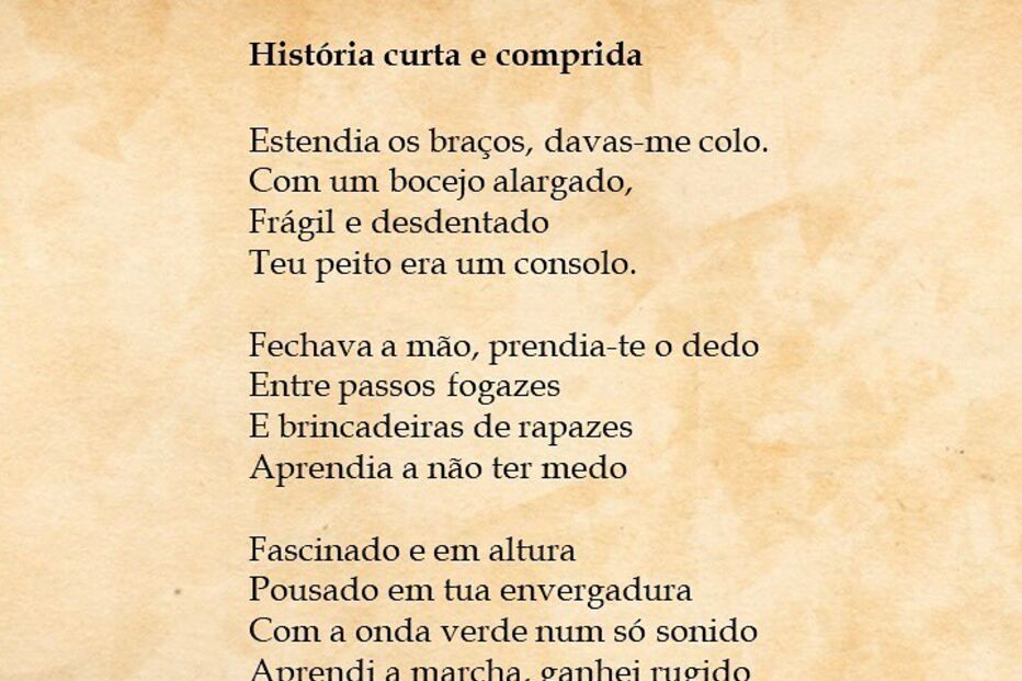 João Lima deixa poema ao pai