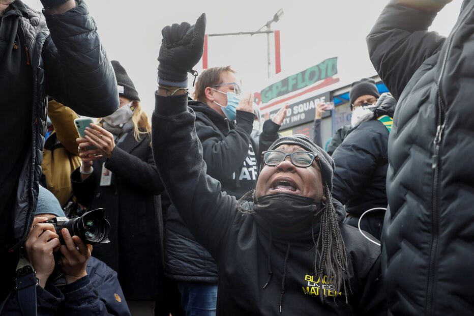 Reação à condenação de polícia pela morte de Floyd
