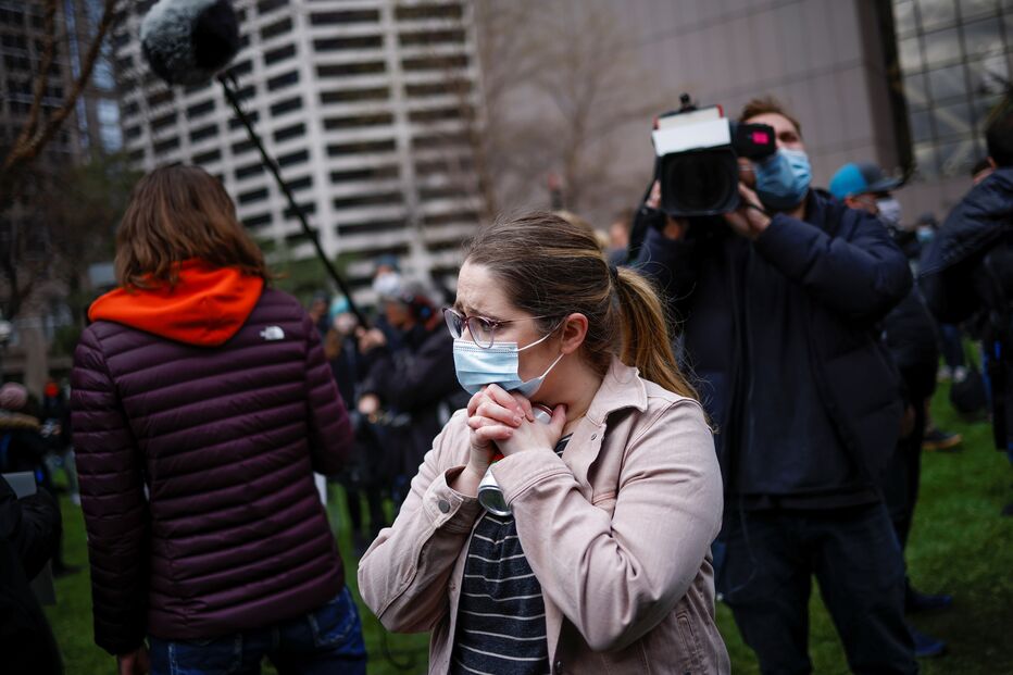 Reação à condenação de polícia pela morte de Floyd