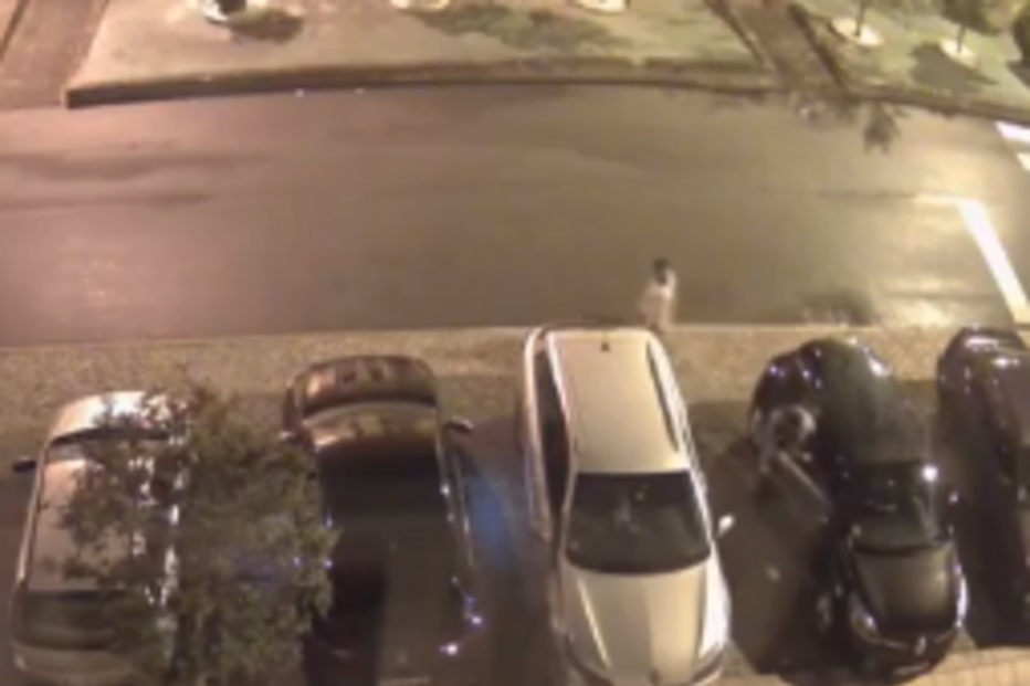 Trio apanhado por câmaras de videovigilância a roubar carro em Matosinhos