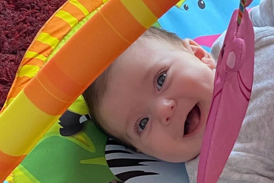 Maria Clara tem apenas quatro meses