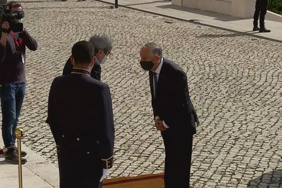 Chegada de Marcelo Rebelo de Sousa à AR