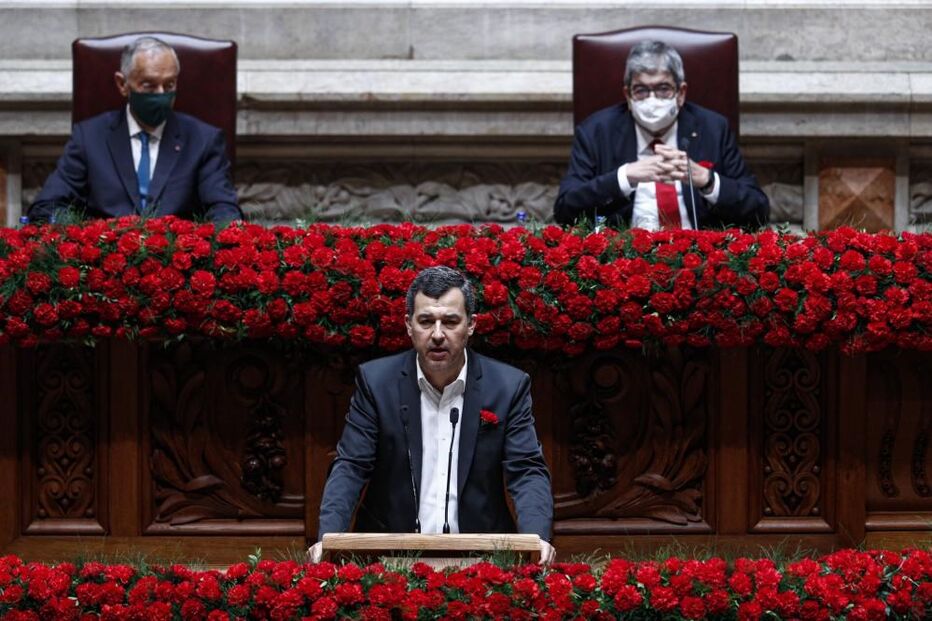 André Silva nas comemorações do 25 de Abril no Parlamento