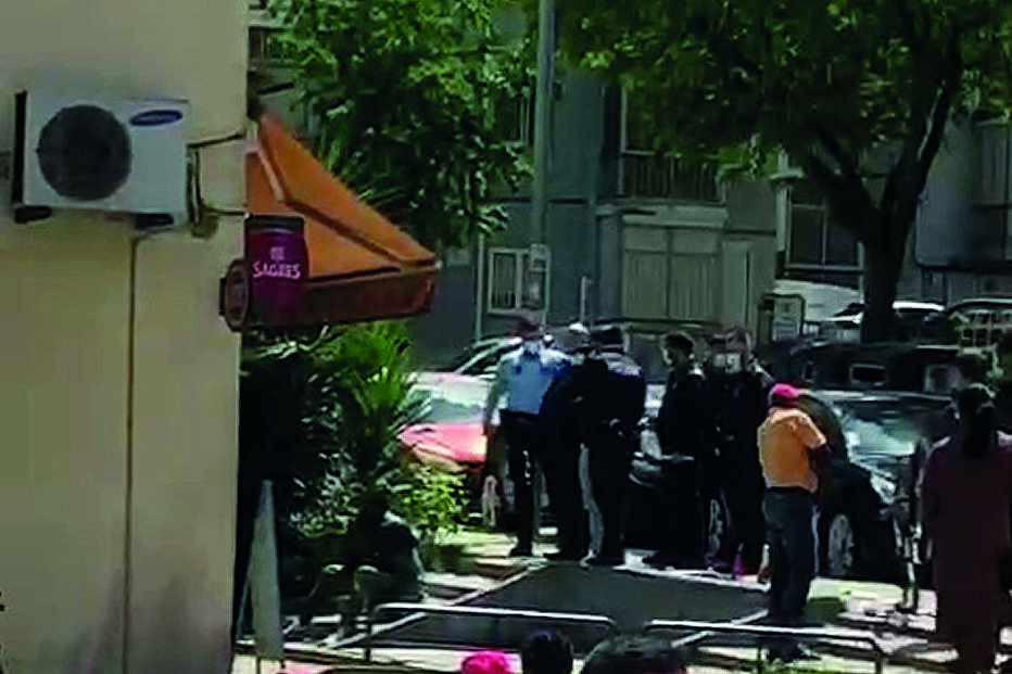 PSP chegou ainda a tempo de deter o assaltante 