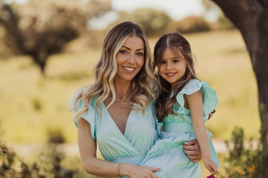 Laura Figueiredo e a filha Beatriz