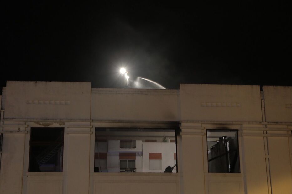 Chamas deixaram rasto de destruição em oficinas na Figueira da Foz