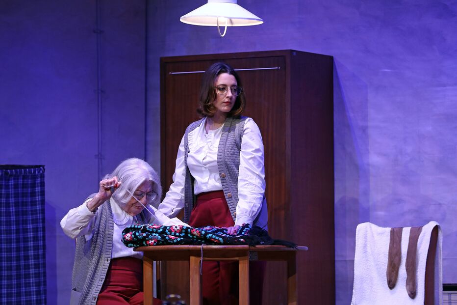 Eunice Muñoz com a neta, Lídia