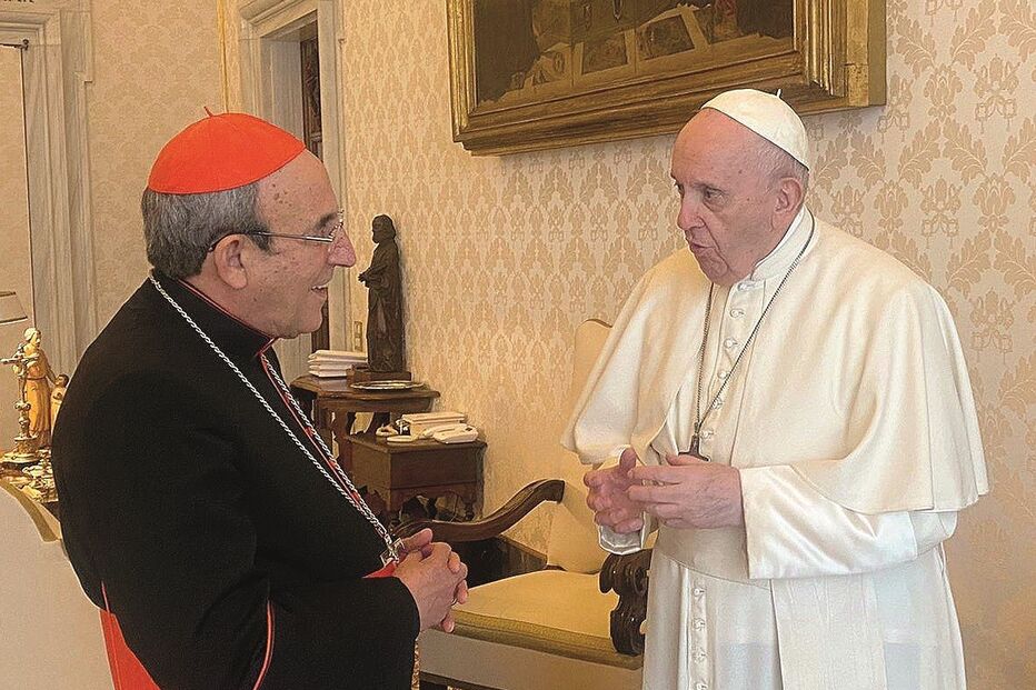 Cardeal D. António Marto encontrou-se com o Papa Francisco 