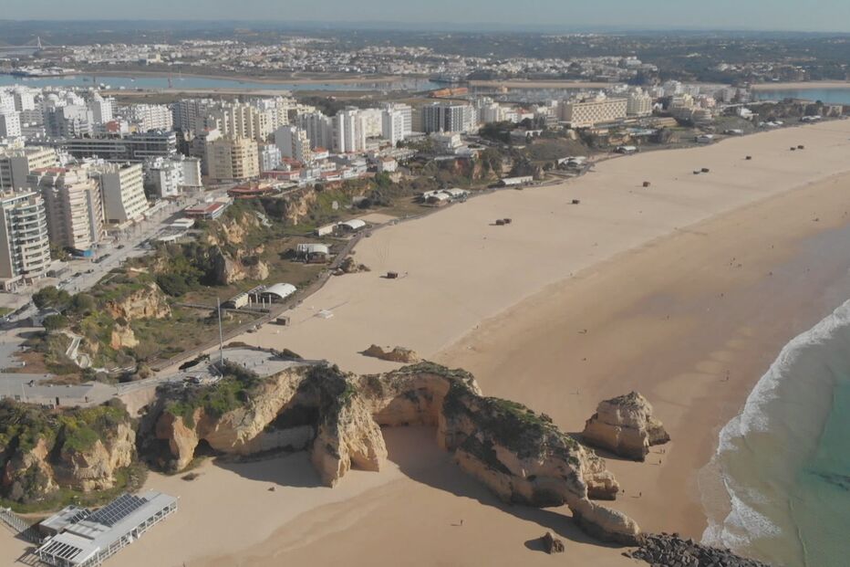 Praia de Portimão, no Algarve
