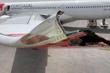 Avião da TAP retido na Guiné-Bissau após bater com asa em poste de iluminação