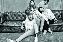 Júlia Pinheiro recordou sessão com os filhos Rui Maria, Carolina e Matilde e a enteada Sofia