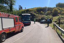 Acidente com autocarro escolar em Arcos de Valdevez	
