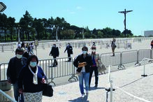 Peregrinos em Fátima