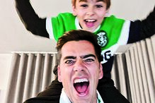 Pedro Fernandes com o filho