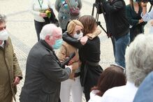 Vários rostos da televisão, teatro e cinema marcaram presença no último adeus à atriz Maria João Abreu, em Lisboa