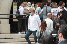 Vários rostos da televisão, teatro e cinema marcaram presença no último adeus à atriz Maria João Abreu, em Lisboa